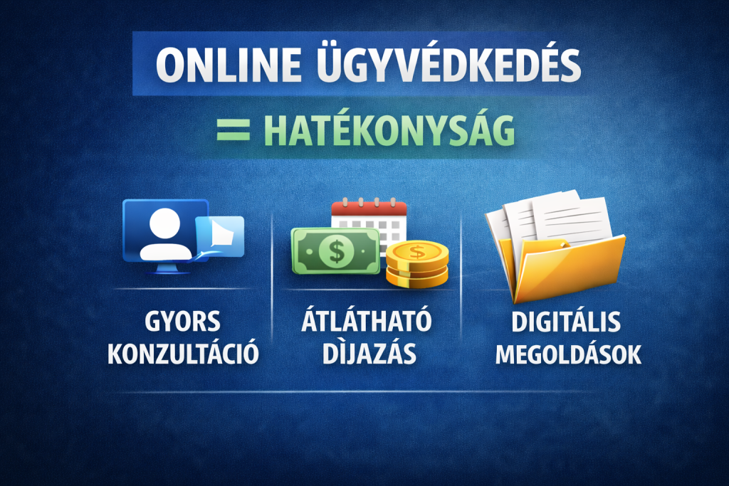 Online ügyvédkedés = hatékonyság